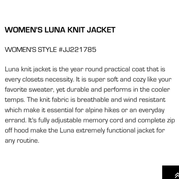 🔥Womens HFX Halifax Luna Knit Jacket/Coat-Blue🔥 - Picture 7 of 9